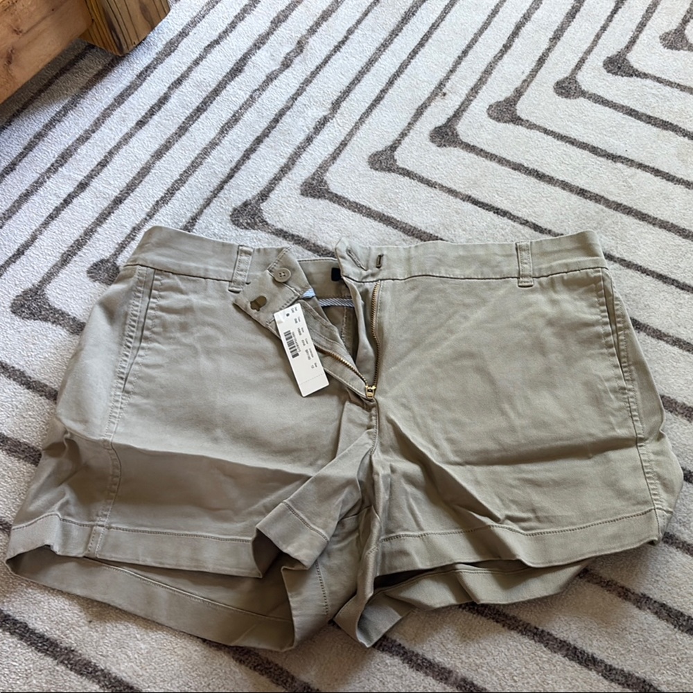 J. Crew Tan Cargo Shorts Casual Cotton Blend